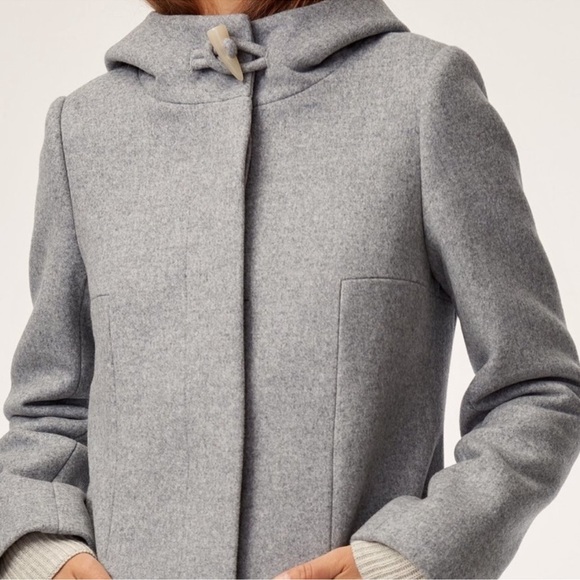 Aritzia Wool Hooded Coat - Picture 3 of 12